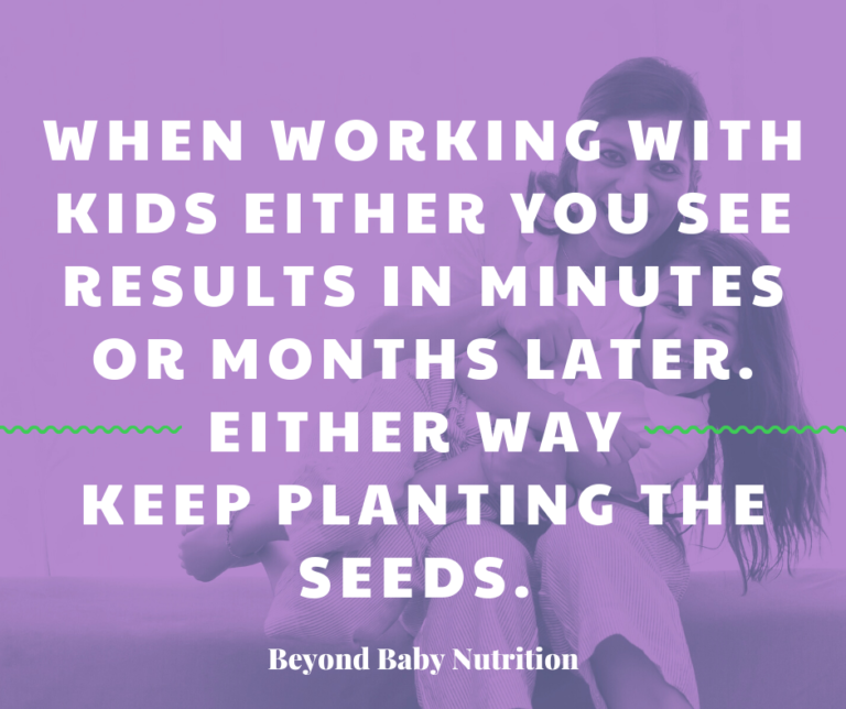 Plant the seeds of the 3R's to nurture intuitive eaters