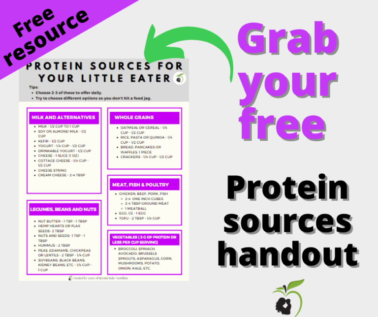 Protein sources for picky eaters